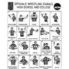 Cliff Keen Athletic Wrestling Signal Cards