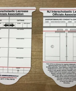 Signs Of All Kinds New Jersey Lacrosse Reusable Lacrosse Card