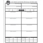 Cliff Keen Athletic Accessories Cliff Keen Throwaway Lacrosse Game Card