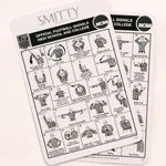 Smitty Officials Supply Smitty Football Signal Card Accessories