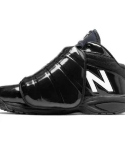 Shoes New Balance V3 MLB Mid Cut Plate Shoe - Black/White