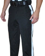 Smitty Officials Supply Pants & Shorts Smitty 4-Way Black Football Pant With White Stripe