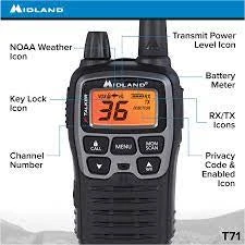 Not Specified Midland T71 VP3 Two Way Radio