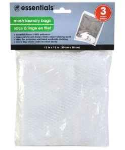 Essentials Mesh Laundry Bags-3 Pack Accessories
